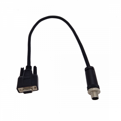 M12 Male to D9 Female Shielded Converter Cable